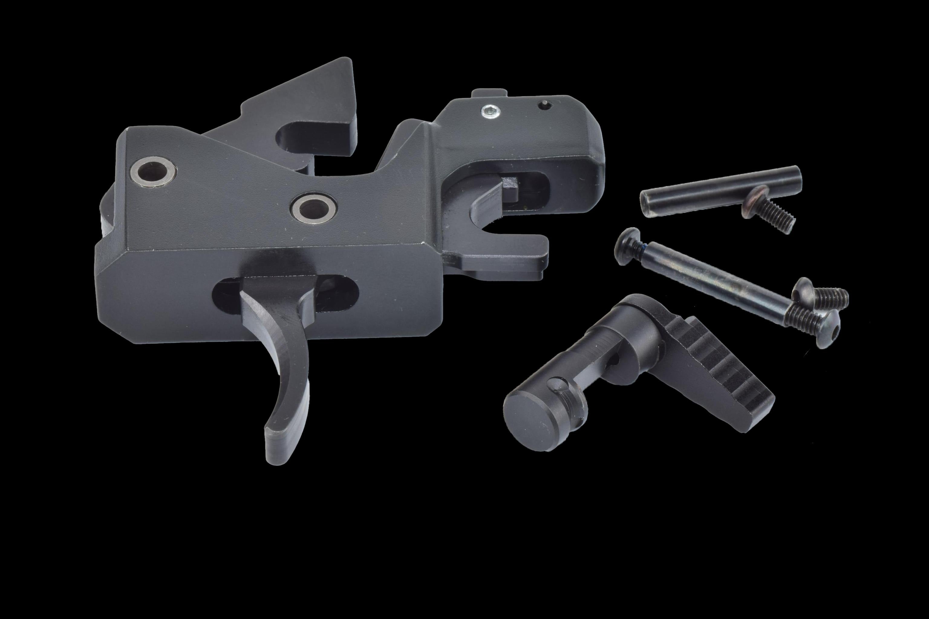 Partisan Forced-Reset Drop-In Cassette Trigger (Black) FRT – AR-15 Platform (USA-Made)