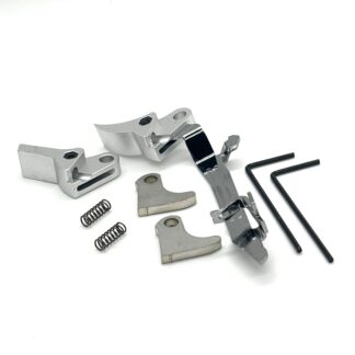 ⚡ New: Best Value Glock FRT V2 6061 Aluminum Trigger Bar Kit 2x Shoe (Silver Curve and Flat) Gen 1 2 3 4, 9mm, .40, .357