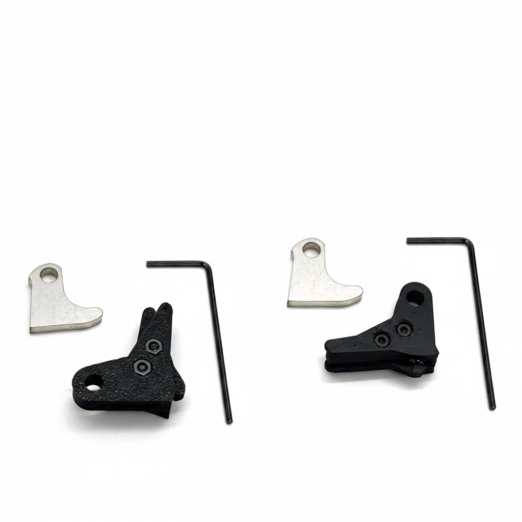 ⚡ New: Best 2 PACK GLOCK POLYMER V3 Trigger Shoe Kit with Safety and Curved Steel Trip - Image 2